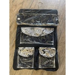 makeup organizer cosmetic travel bag foldable and hangable